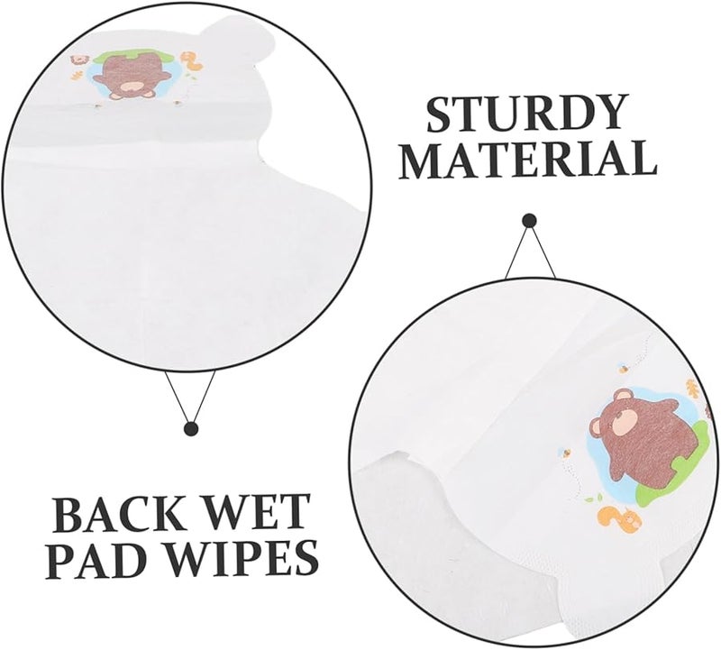 هوتني 10 حزمة منشفة أطفال قطنية ناعمة لحديثي الولادة ماصة للعرق وسادة ظهر مبللة - Image 3